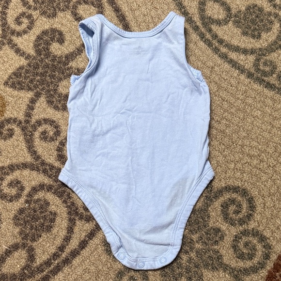 Carter's Light Blue Sleeveless Bodysuit - Picture 2 of 3